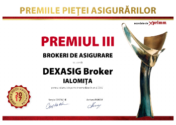 Premiul III Ialomita - Dexasig Broker (2017)